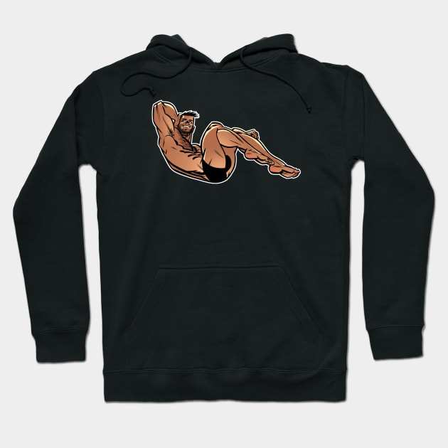 Pin-Up Guy Hoodie by JBone